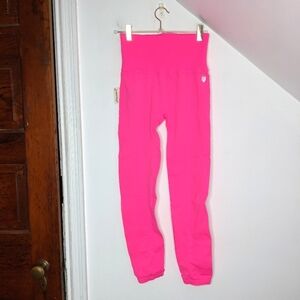 FREE PEOPLE MOVEMENT Tropical Pink High-Rise 7/8 Length Good Karma Leggings